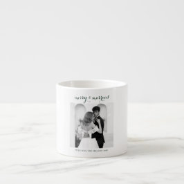 Merry & Married - Personalized Newlywed Christmas Espressomugg
