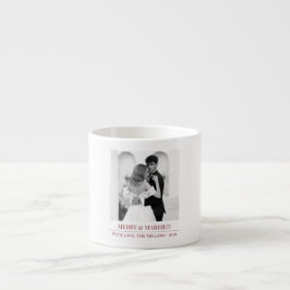 Merry & Married - Personalized Newlywed Christmas Espressomugg