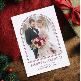 Merry & Married Red Arch Holiday Wedding