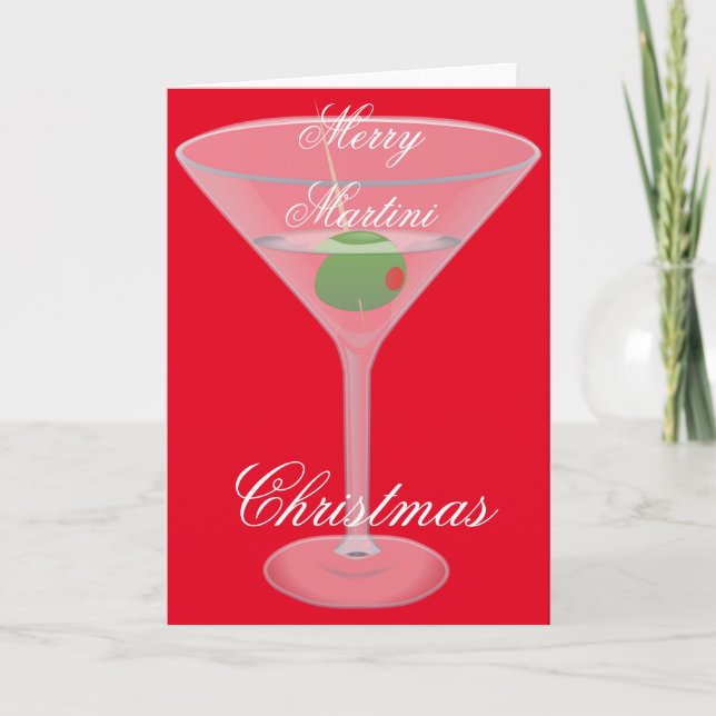 Merry Martini jul Thunder_Cove Helgkort (Framsida)