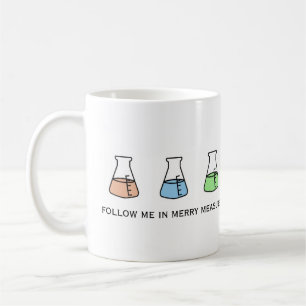Merry Measure Chemistry Science Erlenmeyer Helgdag Kaffemugg