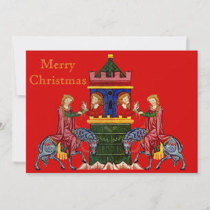 Merry Medieval-jul Julkort