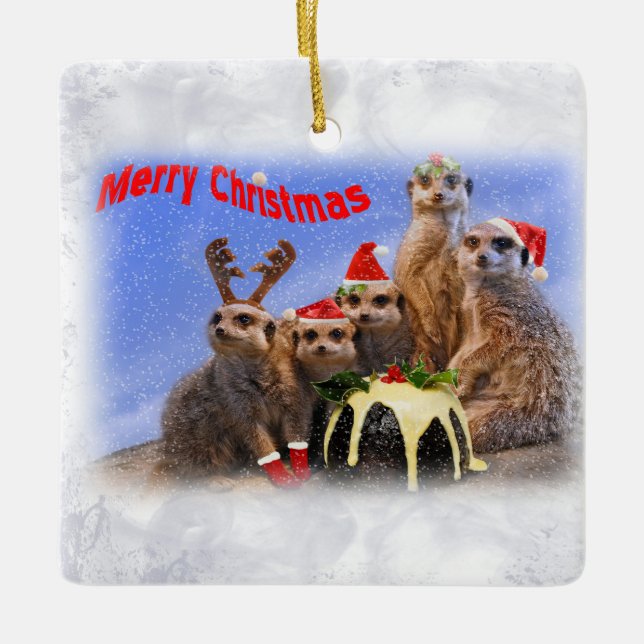 Merry Meerkats Ornament (Framsida)