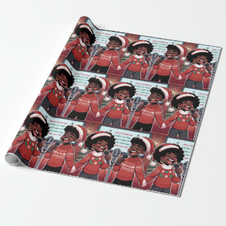 Merry Melodies- Julafton Wrapping Papper Presentpapper