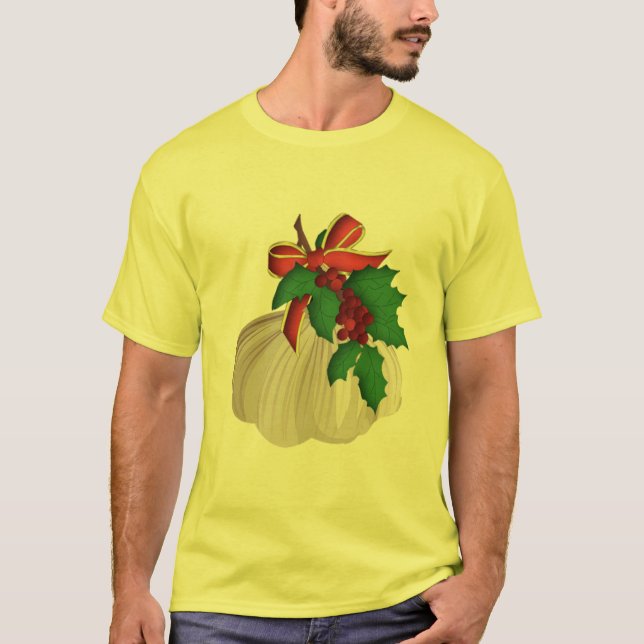 Merry Merry Garlic-ky jul-rolig tröja-design T Shirt (Framsida)
