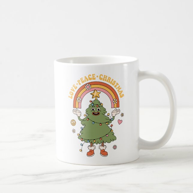 Merry Merry God jul - Be Groovy och Bright Kaffemugg (Höger)