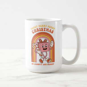 Merry Merry God jul - Be Groovy och Bright Kaffemugg