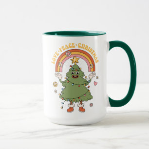 Merry Merry God jul - Be Groovy och Bright Mugg