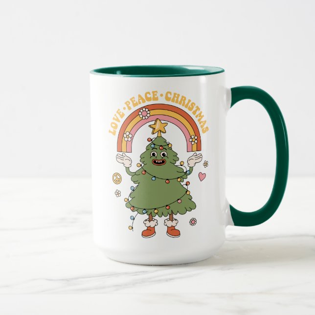 Merry Merry God jul - Be Groovy och Bright Mugg (Höger)