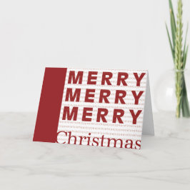 Merry, Merry, God jul Helgkort