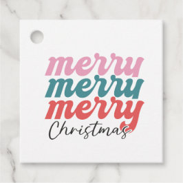 merry merry god jul multifärgat teckensnitt gåvor etiketter