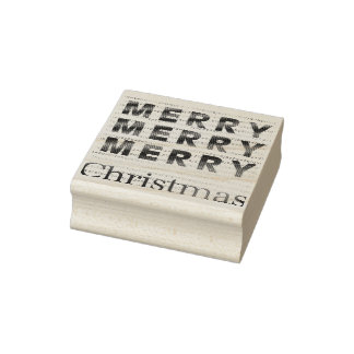 Merry, Merry, God jul Stämpel