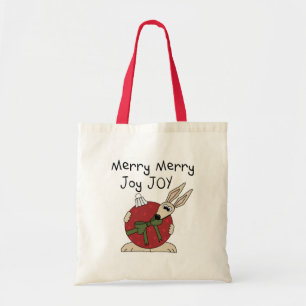 Merry Merry Joy Joy Tshirts och Gifts Tygkasse