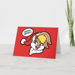 "Merry Merry" Lola Bunny Helgkort