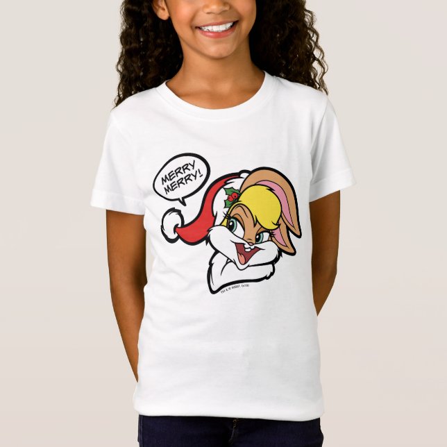 "Merry Merry" Lola Bunny T Shirt (Framsida)