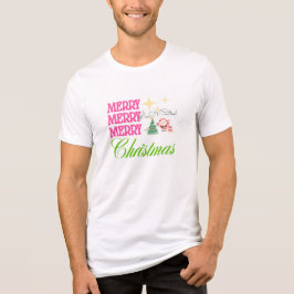 Merry Merry Merry Christmas T-Shirt | Festive Gift