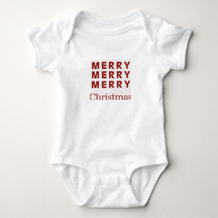 Merry, Merry, Merry, God jul, Baby Bodykostym T Shirt