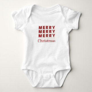 Merry, Merry, Merry, God jul, Baby Bodykostym T Shirt
