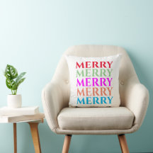 Merry Merry Merry Merry God jul Pillow