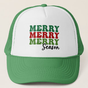 Merry Merry Season - Retro Helgdag Art Keps