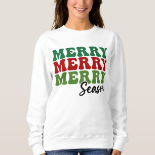Merry Merry Season - Retro Helgdag Art T Shirt