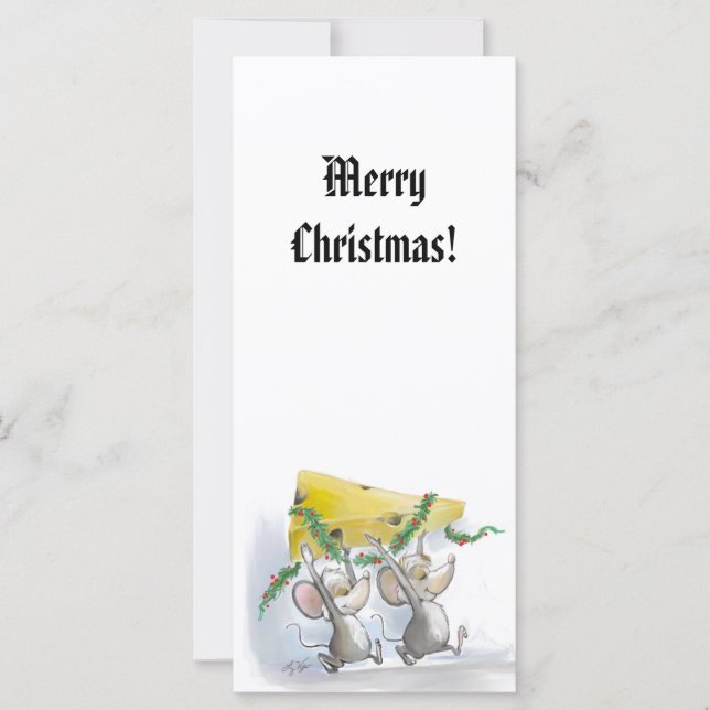 Merry Mice Mic & Mac Helgdag Bookmark (Framsida)
