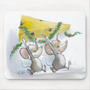 Merry Mice Mic & Mac Mousepad Musmatta