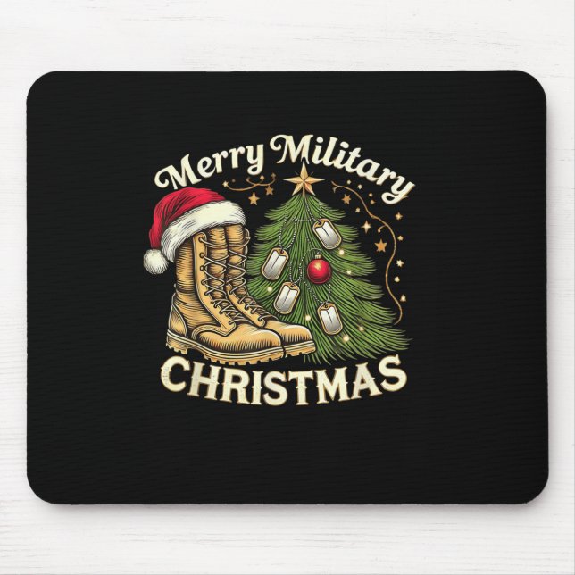 Merry Military Christmas Festive Military Boots &a Musmatta (Framsidan)