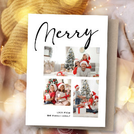 Merry Minimalist | Tre julklappar Julkort