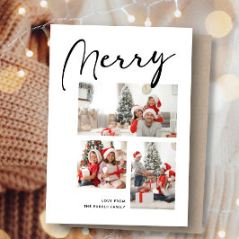 Merry Minimalist | Tre julklappar Julkort