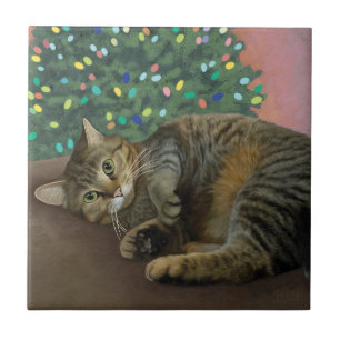 Merry MisChief - jul Kattunge Kakelplatta