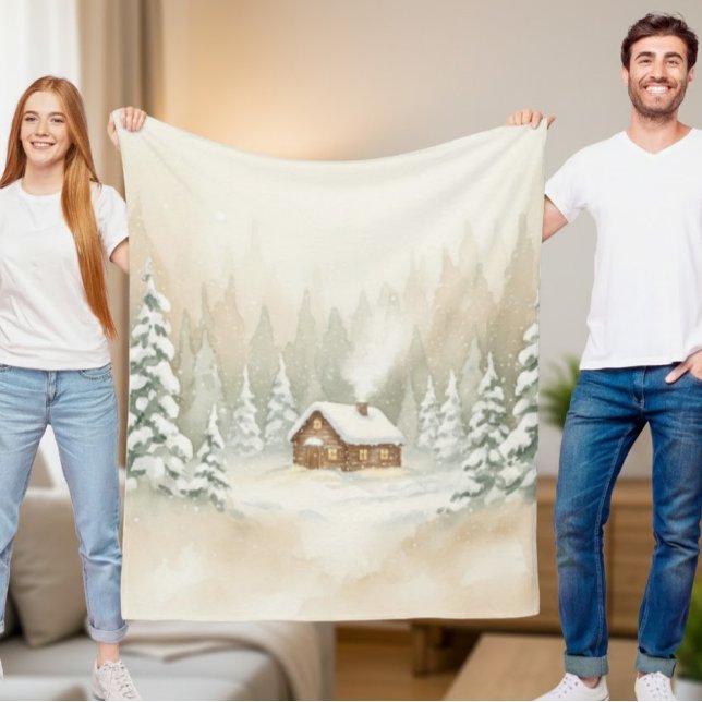 Merry Mist Cozy Fleece Blanket – 50"x60" (Skapare uppladdad)