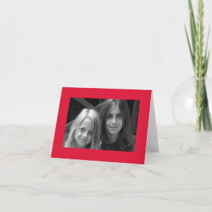 Merry Mistletoe med Red Bow Helgkort