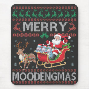 Merry MooDengmas Moo Deng jultomten Hippo Musmatta