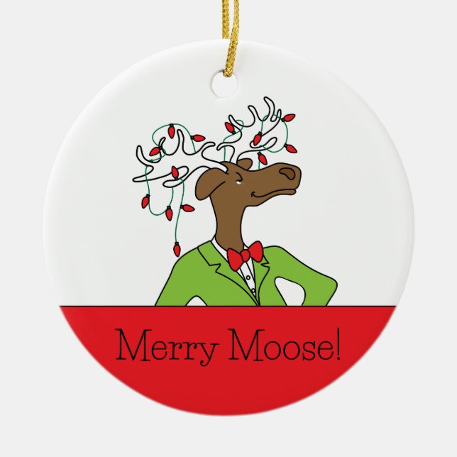 Merry Moose Ornament (Framsidan)