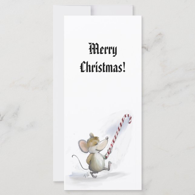 Merry Mouse Moe Helgdag Bookmark (Framsida)