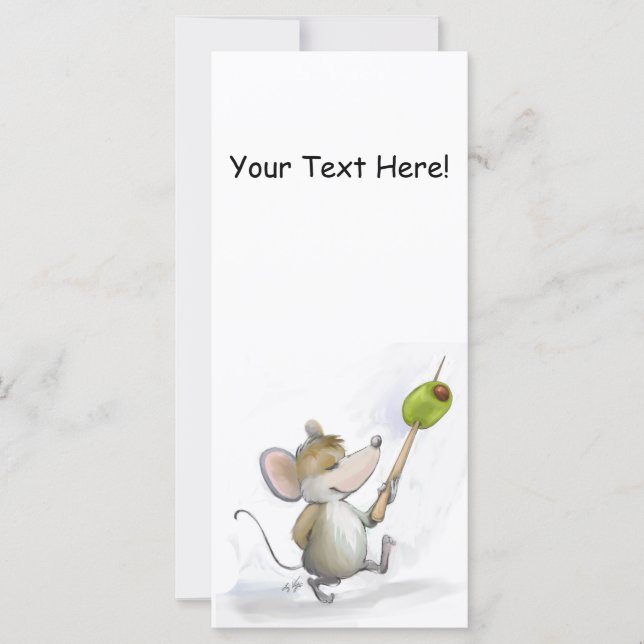Merry Mouse Moe med Olive Bookmark (Framsida)