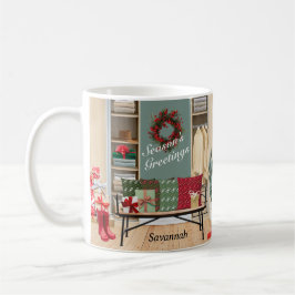 Merry Mudroom Scene Kaffemugg