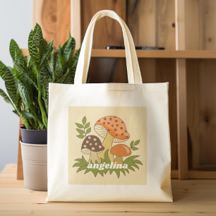 Merry Mushroom med eget namn Tygkasse