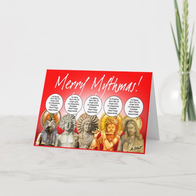 MERRY MYTHMAS! - HELGKORT (Framsida)