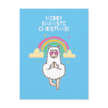 Merry Namaste jul Aqua