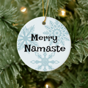 Merry Namaste jul Julgransprydnad Keramik