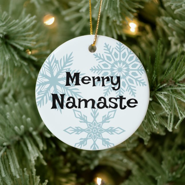 Merry Namaste jul Julgransprydnad Keramik (Träd)