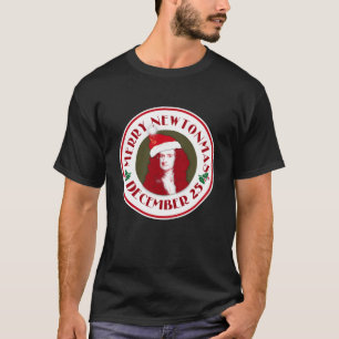 MERRY NEWTONMAS MED Herr Isaac Newton T-Shirt