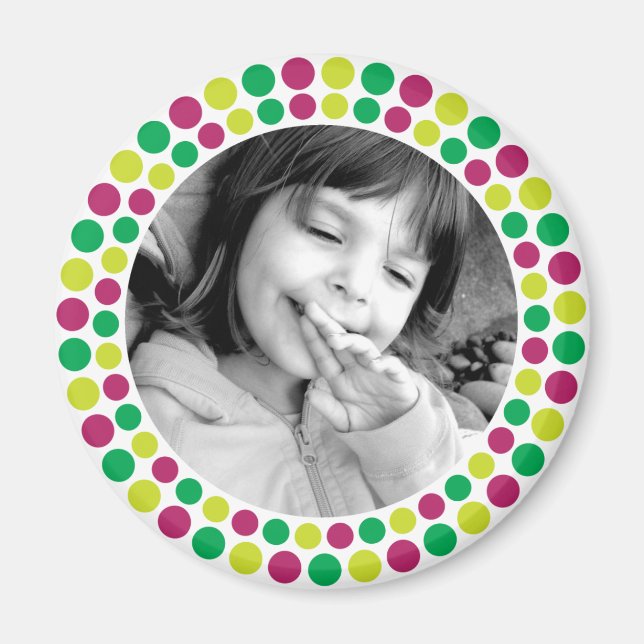 Merry och Bright 2010 Helgdag Photo Magnet (Framsidan)