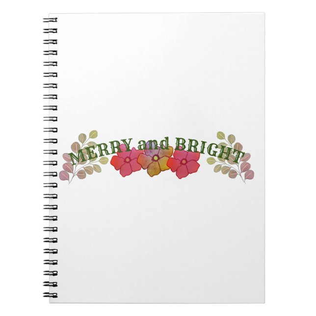 MERRY OCH BRIGHT ANTECKNINGSBOK (Framsidan)