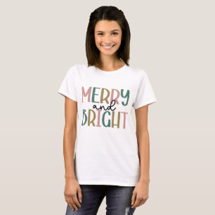 Merry och Bright Boho T Shirt