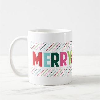 Merry och Bright Cheerful Helgdag Kaffemugg