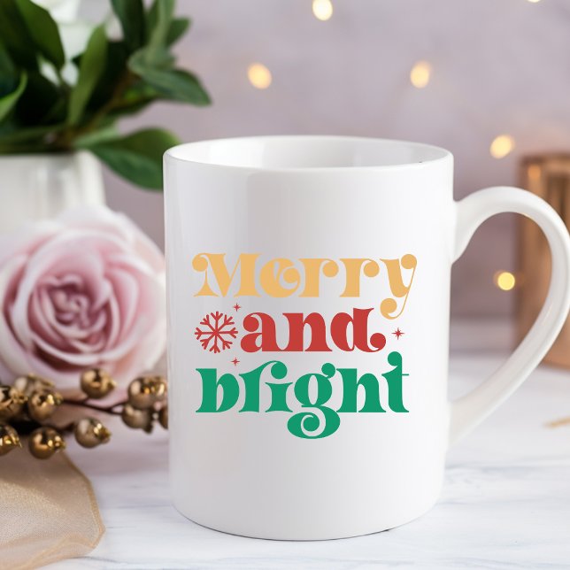 Merry och Bright Coffee Mugg (Skapare uppladdad)