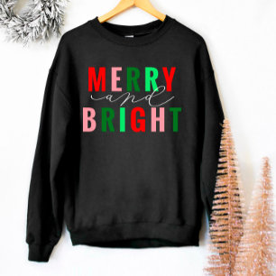 Merry och Bright Cute Julsötskjorta T Shirt